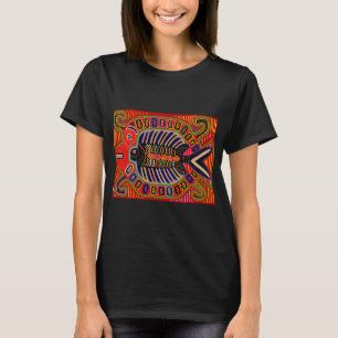 Kuna Indische Vliegende Vis Mola T-shirt