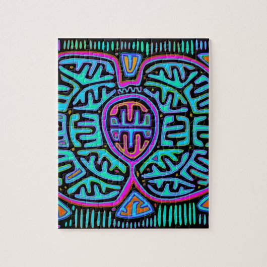 Kuna Indische Vlinder Legpuzzel (Verticaal)