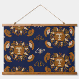 Kuna Indische Zonnegoden Hangend Wandkleed