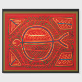 Kuna Mola Stingray Cadeaupapier (Vlak)