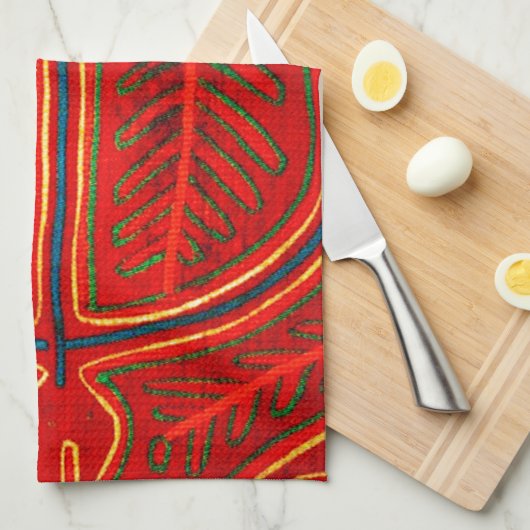 Kuna Mola Stingray Theedoek (Quarter Fold)