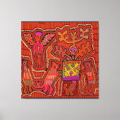 Kuna Shaman Peyote Ritual - SCOTUS beknot mijn rec Canvas Afdruk (Voorkant)