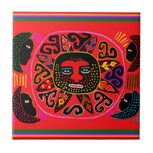 Kuna Tribal Del Sol Tegeltje