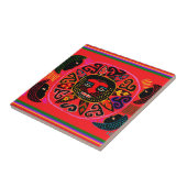 Kuna Tribal Del Sol Tegeltje (Zijkant)