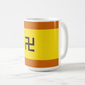 Kuna Yala etnische vlag panama Koffiemok (Voorkant rechts)