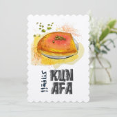 Kunafa Knafeh Arabisch Snoepjes كنافة ناب ل س ي ة  Kaart (Staand voorkant)