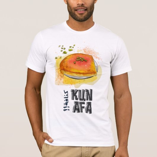 Kunafa Knafeh Arabisch Snoepjes كنافة ناب ل س ي ة  T-shirt (Voorkant)