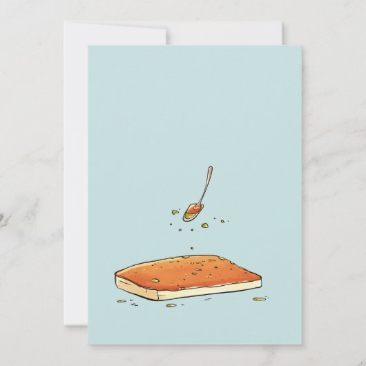 Kunafa van buitenruimte Grappige meme Kaart (Achterkant)