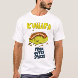 Kunafa van buitenruimte Grappige meme T-shirt