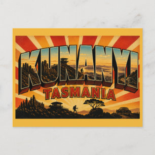 kunanyi Mount Wellington Tasmanië Iconische Piek Briefkaart
