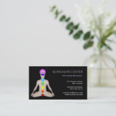 Kundalini Centre for Chakra Balancing Visitekaartje (Staand voorkant)