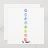 Kundalini Chakras open (Voorkant / Achterkant)