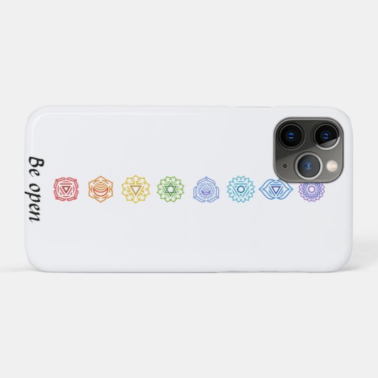 Kundalini Chakras open Case-Mate iPhone Case (Achterkant (horizontaal))