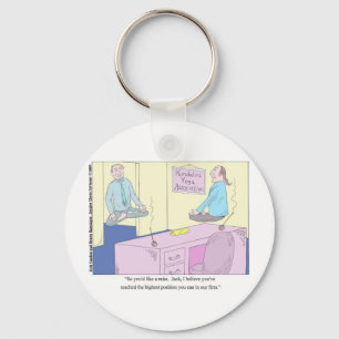 Kundalini Inc. Yoga Cartoon Geschenken & Verzamela Sleutelhanger