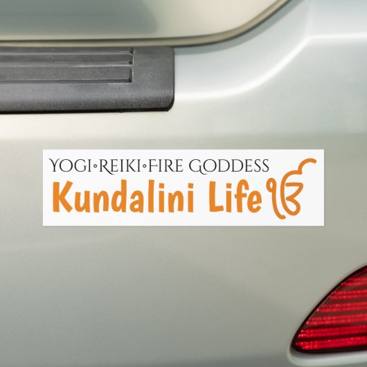 Kundalini Reiki Fire Goddess Bumpersticker (Op auto)