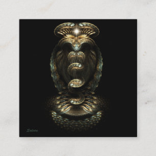 Kundalini Rising Vierkante Visitekaartje