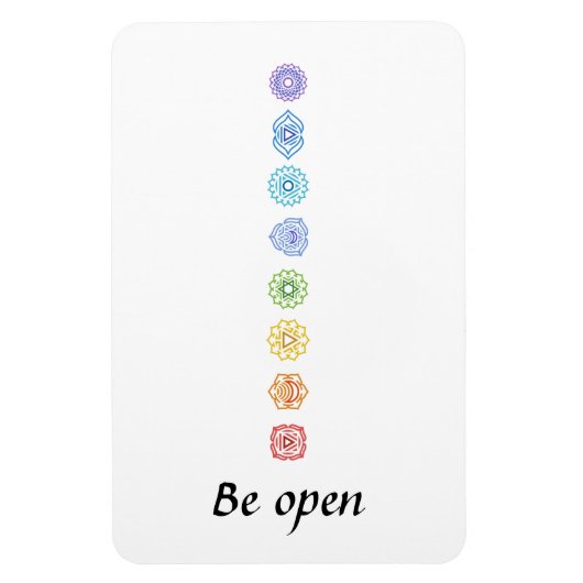 Kundalini Yoga Chakra Wees Open Magneet (Verticaal)