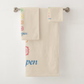 Kundalini Yoga Chakras is open Bad Handdoek (Insitu)