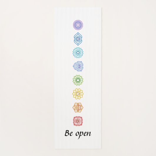 Kundalini Yoga Chakras is open Yogamat (Achterkant)