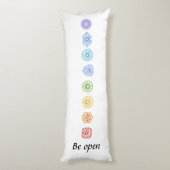 Kundalini Yoga Chakras Wees Open Lichaamskussen (Achterkant (Verticaal))