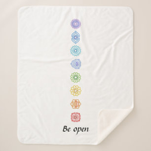 Kundalini Yoga Chakras wordt geopend Sherpa Deken