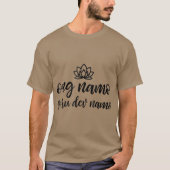 Kundalini Yoga Ong Namo Guru Dev Namo T-shirt (Voorkant)