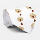 Kundan & ruby brooch stropdas (Opgerold)