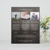 Kundenspezifisch Black Foto Preisliste (Staand voorkant)