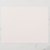 Kundenspezifisch Modern Simpel Foto Preisliste (Achterkant)