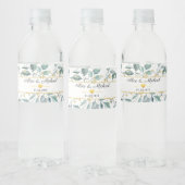 Kundenspezifische  Greenery Wasserflaschenetikett Waterfles Etiket (Flessen)