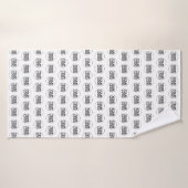 Kundenspezifische Logo-Geschäfte Badhanddoek (Badhanddoek)