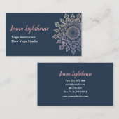 Kundenspezifische Mandala Visitekaartje (Voorkant / Achterkant)