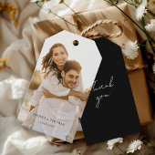 Kundenspezifische Photo Hochzeit  Geschenkanhänger Cadeaulabel