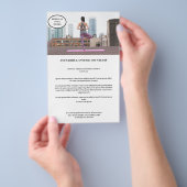 Kundenspezifischer Foto Flyer (Hand)