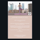 Kundenspezifischer Foto Flyer<br><div class="desc">Kundenspezifischer Foto-Flyer in Beige - Braun. Gut geeignet für Yoga,  Fitness und andere Dienstleistungen. Editieren Sie ihr Produkt einfach in dem Sie ihr Foto / Logo/ QR Code hochladen und ihren Text eingeben. Sie können die Schriftart,  Farbe und die Position individuell durch "weitere Personalisierung" auswählen.</div>