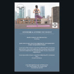 Kundenspezifischer Foto Flyer<br><div class="desc">Kundenspezifischer Foto-Flyer in Blau - Weiß. Gut geeignet für Yoga,  Fitness und andere Dienstleistungen. Editieren Sie ihr Produkt einfach in dem Sie ihr Foto / Logo/ QR Code hochladen und ihren Text eingeben. Sie können die Schriftart,  Farbe und die Position individuell durch "weitere Personalisierung" auswählen.</div>