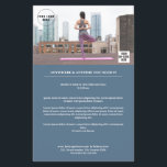 Kundenspezifischer Foto Flyer<br><div class="desc">Kundenspezifischer Foto-Flyer in Blau - Weiß. Gut geeignet für Yoga,  Fitness und andere Dienstleistungen. Editieren Sie ihr Produkt einfach in dem Sie ihr Foto / Logo/ QR Code hochladen und ihren Text eingeben. Sie können die Schriftart,  Farbe und die Position individuell durch "weitere Personalisierung" auswählen.</div>