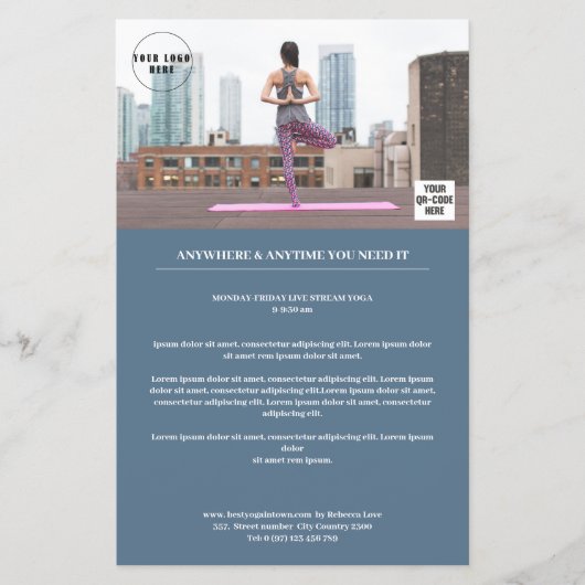 Kundenspezifischer Foto Flyer (Voorkant)