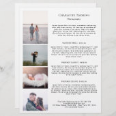 Kundenspezifischer Foto Preishear Flyer (Voorkant / Achterkant)