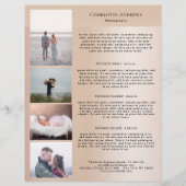 Kundenspezifischer Foto Preishear Flyer (Voorkant)