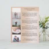 Kundenspezifischer Foto Preishear Flyer (Staand voorkant)