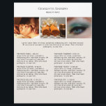 Kundenspezifischer Foto Preishear Salon Flyer<br><div class="desc">Kundenspezifischer Foto - Preishear - Flyer. Personalisiere dein Produkt in Minuten. Über "weiteres personalisieren" können Schriftart,  Schriftgröße,  Position und die Farbe geändert werden. Perfekt für Fotografen; Wellness,  Massage,  Beauty und alle anderen Serviceleistungen.</div>