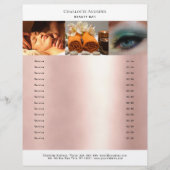 Kundenspezifischer Foto Preishear Salon Flyer (Voorkant)