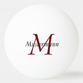 Kundenspezifischer Ping Pong mit Monogramm Pingpongbal