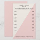 Kundenspezifischer Preishear Salon Flyer (Voorkant / Achterkant)