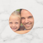 Kundenspezifisches Foto Confetti (Kleine voorkant)