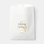 Kundenspezifisches Hochzeit Geschenktütchen Bedankzakje (Voorkant)