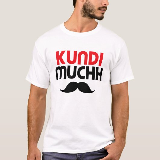 KUNDI MUCHH T-SHIRT (Voorkant)