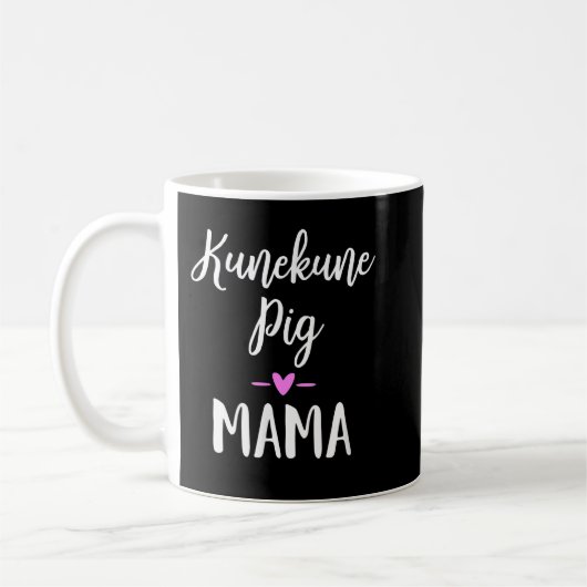 Kune Kune Pig Gift for Women - Kunekune Pig Mama Koffiemok (Links)