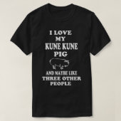 Kune Kune Pig T Gift Idea Baby Kunekune Pig Breed T-shirt (Design voorkant)